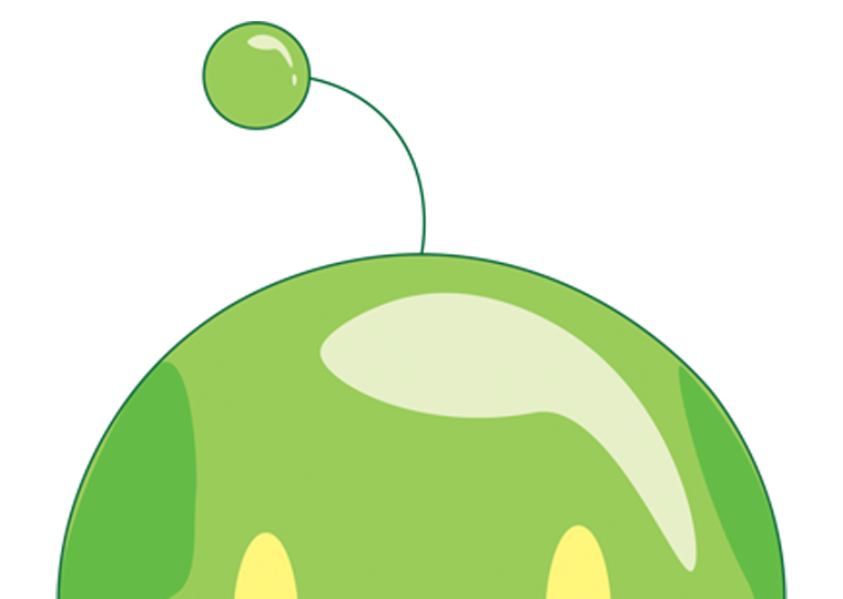 zoomed in on the ball at the top